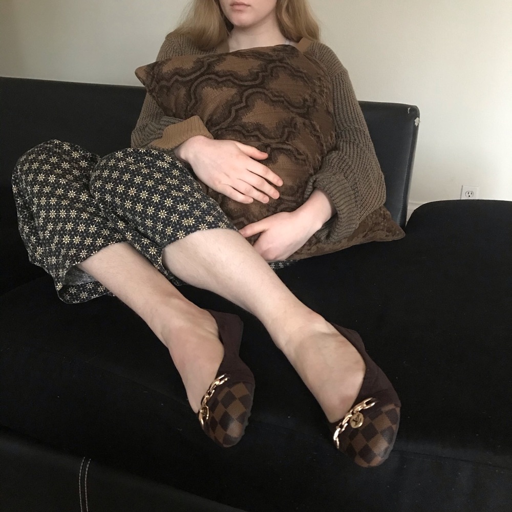 Louis Vuitton designer flats